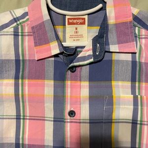 Boys Wrangler button down shirt